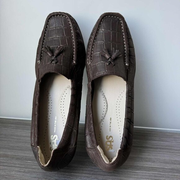 SAS Hope Slip On Loafer - Bronze Croc Size 10 M $145 - Picture 8 of 9